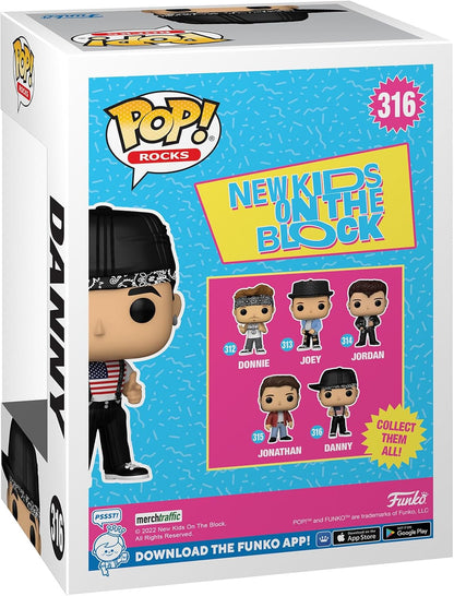Funko POP! Rocks: NKOTB - Danny Wood - New Kids on the Block - Collectable Vinyl Figure - Gift Idea - Official Merchandise - Toys for Kids & Adults - Music Fans - Model Figure for Collectors