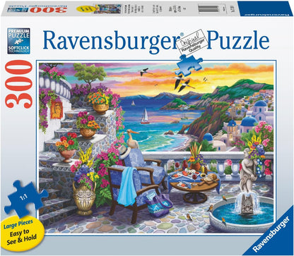 Ravensburger Puzzle 300 Large Pieces Santorini Sunset
