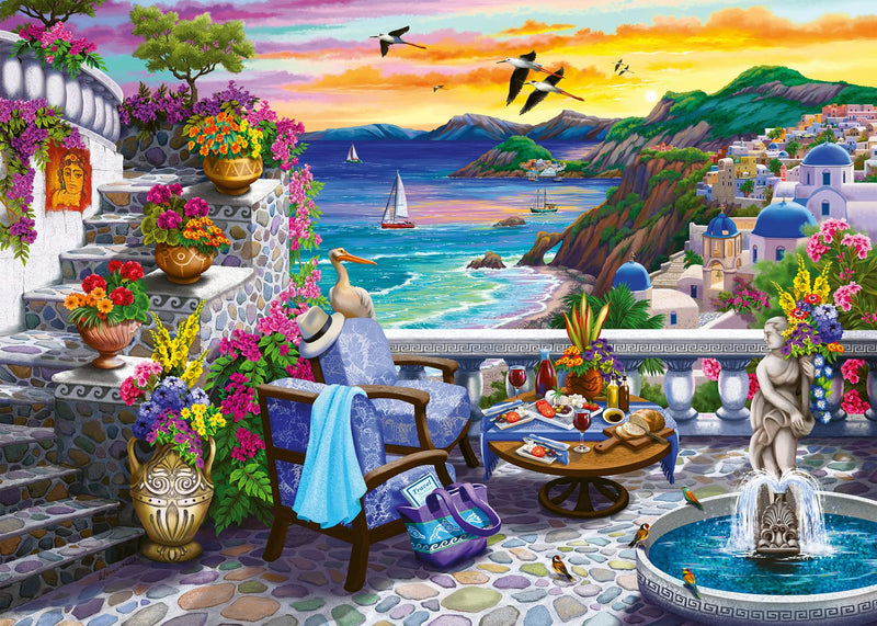Ravensburger Puzzle 300 Large Pieces Santorini Sunset