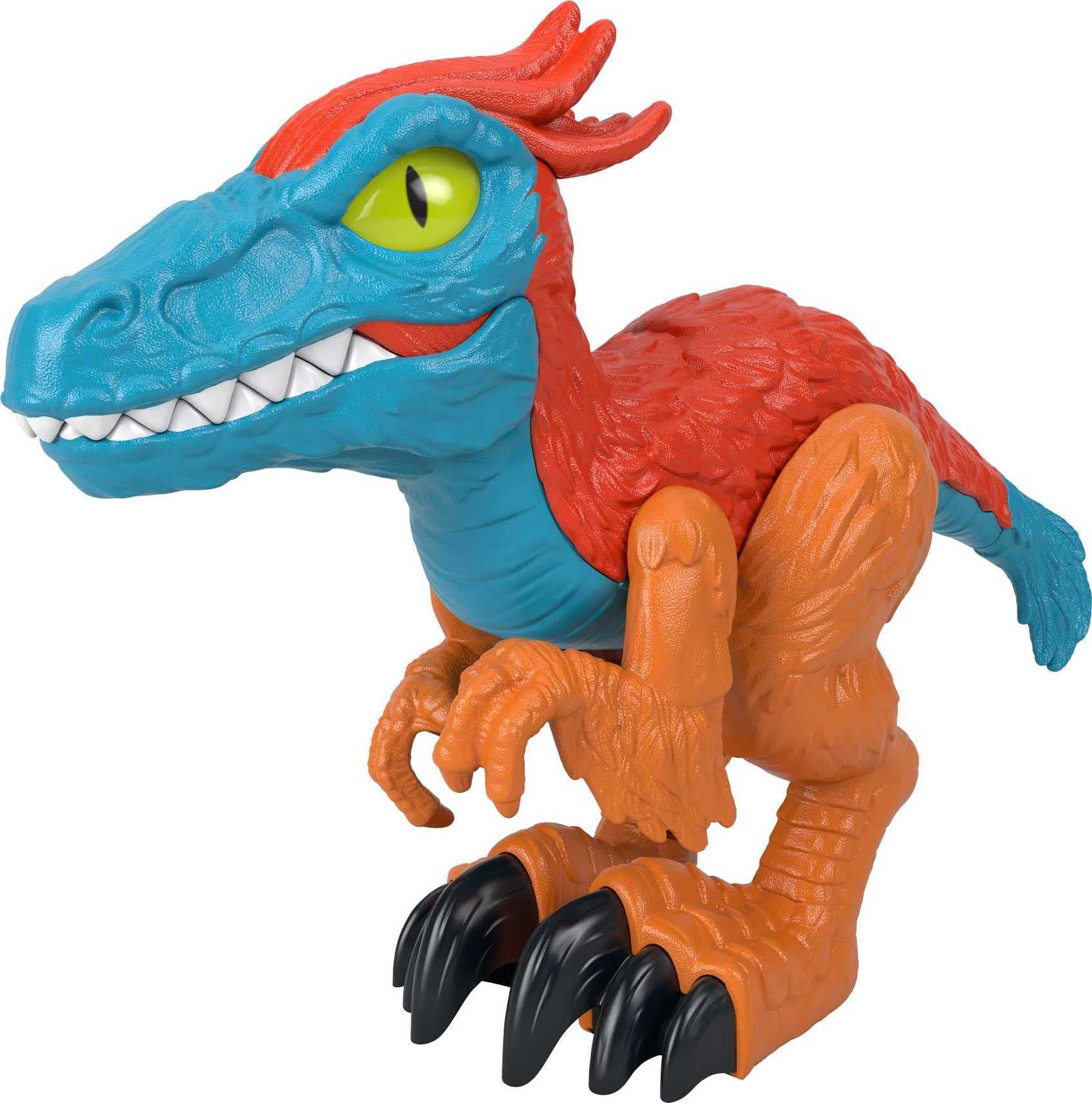 FP PRECOOL Imaginext Jurassic World Pyroraptor XL Dinosaurier-Figur, Spielzeug für Kinder im Vorschulalter, HKG14