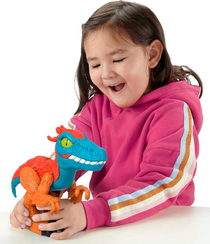 FP PRECOOL Imaginext Jurassic World Pyroraptor XL Dinosaurier-Figur, Spielzeug für Kinder im Vorschulalter, HKG14