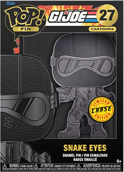 Funko Pop! Pin: G.I. Joe - Snake Eyes with Chase (Styles May Vary