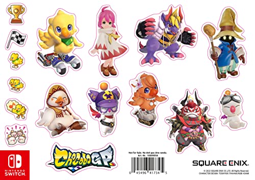 Chocobo Gp Sticker Sheet