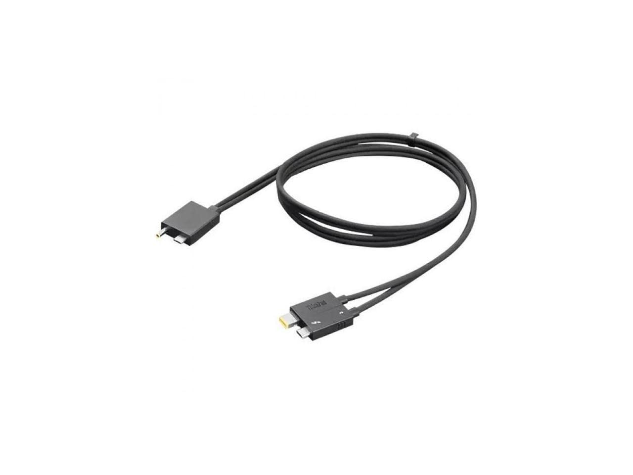 Lenovo 4X91K16970 Câble Thunderbolt 0,7 m 40 Gbit/s Noir