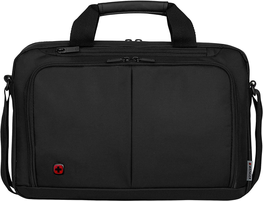 Wenger Source 14 Briefcase, Laptop Bag Over Shoulder, Fits up to 14″ Laptop, up to 10″ Tablet, 5 l, Unisex, Ideal for Office Business Uni School