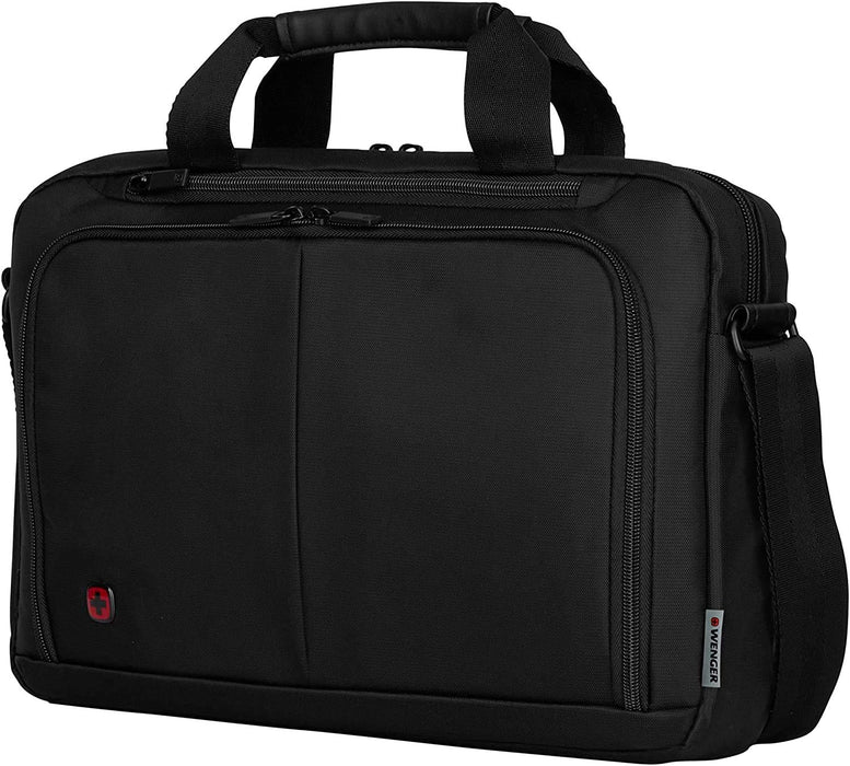 Wenger Source 14 Briefcase, Laptop Bag Over Shoulder, Fits up to 14″ Laptop, up to 10″ Tablet, 5 l, Unisex, Ideal for Office Business Uni School