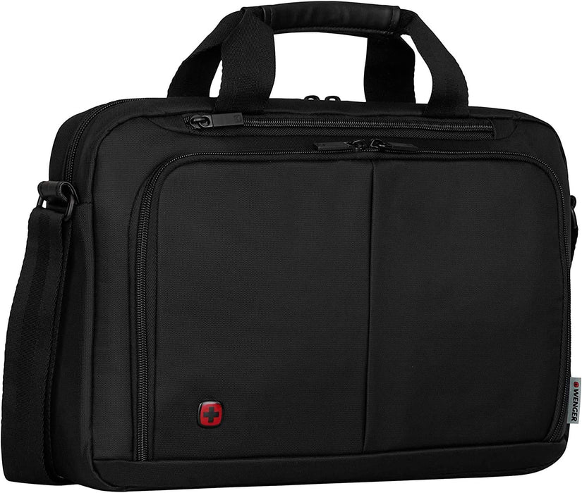 Wenger Source 14 Briefcase, Laptop Bag Over Shoulder, Fits up to 14″ Laptop, up to 10″ Tablet, 5 l, Unisex, Ideal for Office Business Uni School