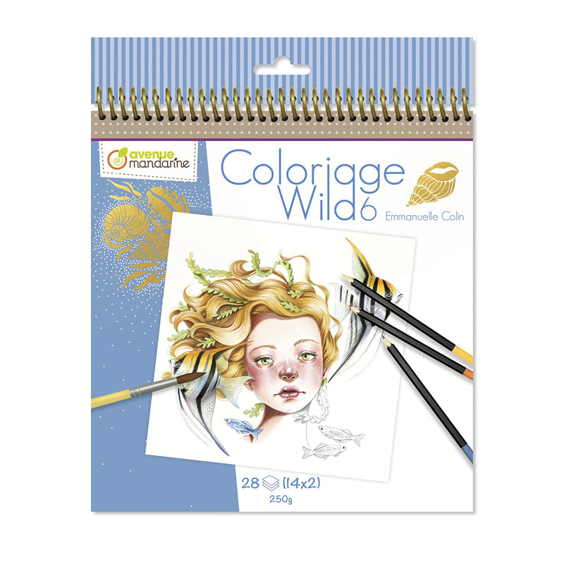 Avenu Mandarine - Emmanuelle Colin - Colouring book Wild 6