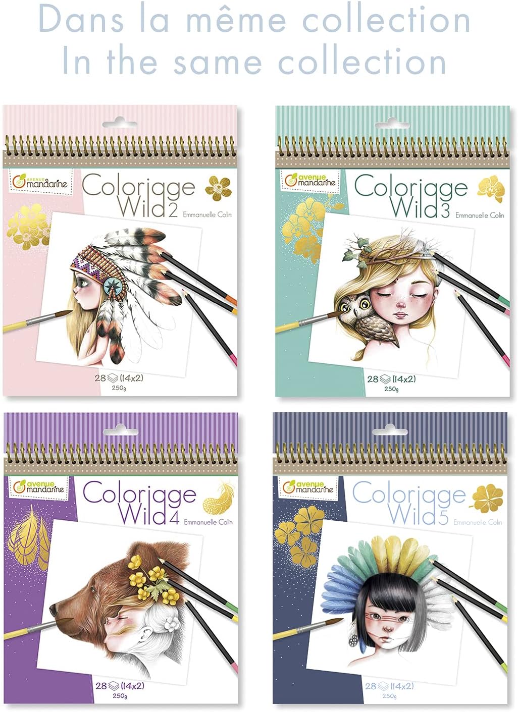 Avenu Mandarine - Emmanuelle Colin - Colouring book Wild 6
