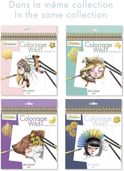 Avenu Mandarine - Emmanuelle Colin - Colouring book Wild 6