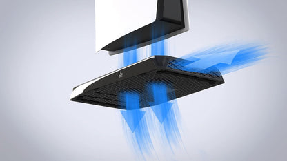 Imp Gaming DLX Twin Charging Tower With Cooling Fans & Game Storage Stand