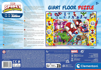Clementoni Education, Spiderman Vloerpuzzel, 3-5 jaar - 16735