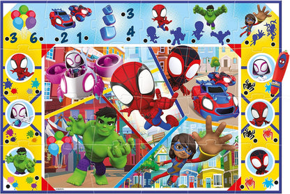 Clementoni Education, Spiderman Vloerpuzzel, 3-5 jaar - 16735