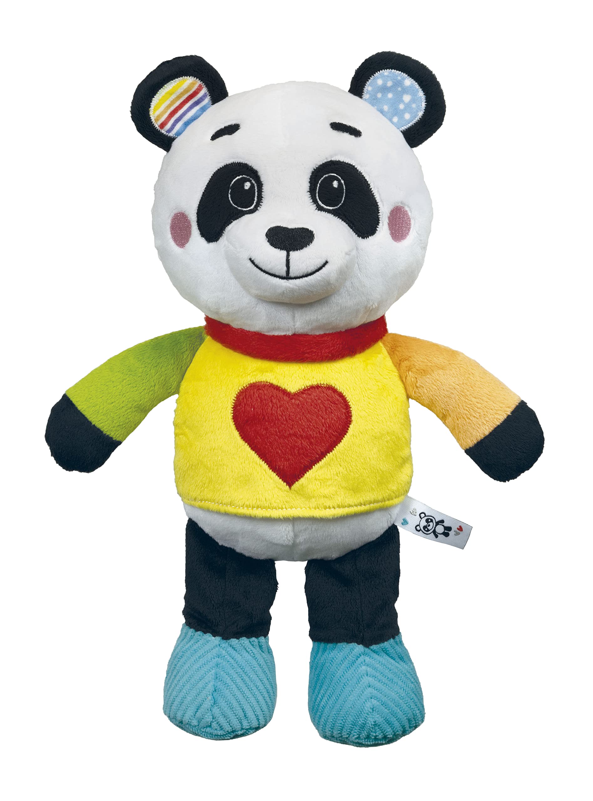 Clementoni - Plüsch-Panda – Love Me Panda – interaktives Spielzeug – Entwicklung von Emotionen – weicher Stoff – kommuniziert und spielt Melodien – für Kinder ab 0 Monaten