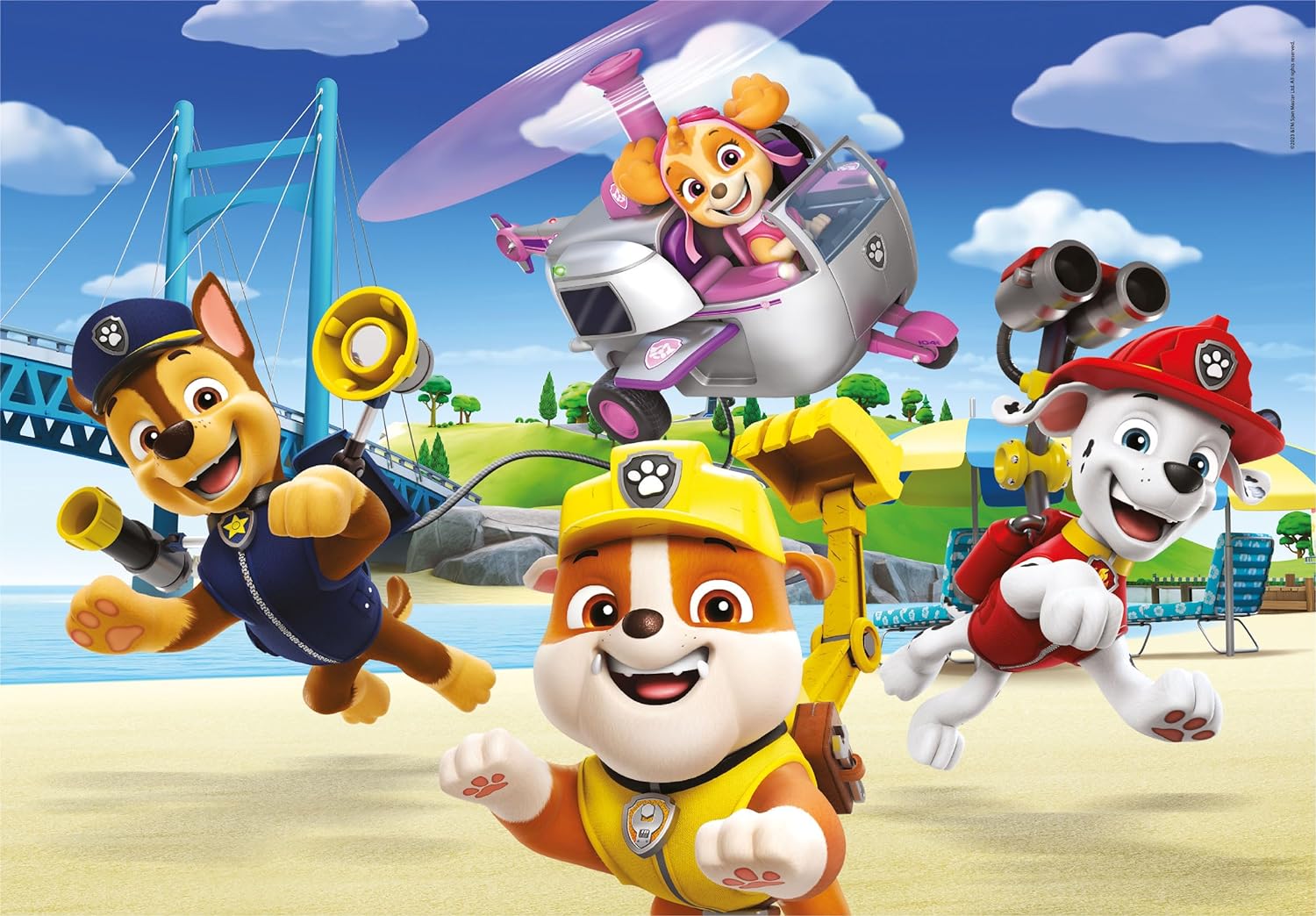 Clementoni Infantil 2 Puzzles de 60 Piezas Paw Patrol, Patrulla Canina-Desde 4 años (21623