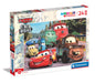 Clementoni - Puzzle Infantil 24 Maxi Piezas Grandes Cars on The Road- Desde 3 años (24239