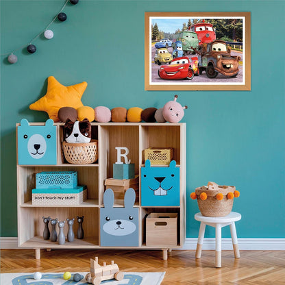 Clementoni - Puzzle Infantil 24 Maxi Piezas Grandes Cars on The Road- Desde 3 años (24239