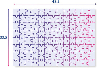 Clementoni 27171 Bluey Supercolor Bluey-104 Pieces-Jigsaw Puzzle for Kids Age 6-Made in Italy, Multi-Coloured