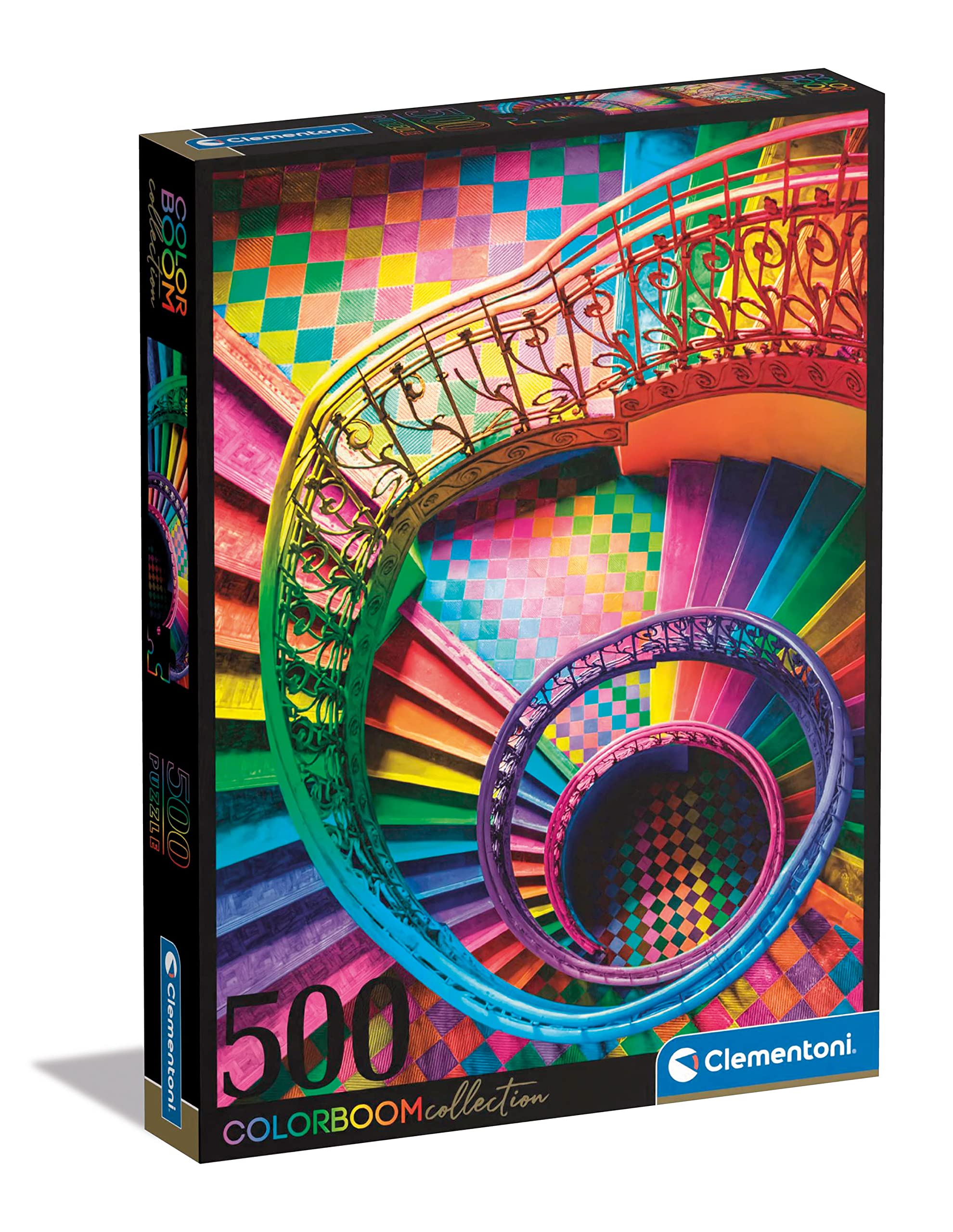 Clementoni 35132 ColorBoom Collection-Stairs-500 Pieces-Adult, Color, Puzzle Gradient, Made in Italy, Multi-Coloured
