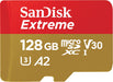 SanDisk Extreme microSDXC UHS-I Speicherkarte 128 GB für Actioncams und Drohnen + Adapter + RescuePRO Deluxe (bis zu 190 MB/s, A2, Class 10, U3, V30) (Packung mit 2