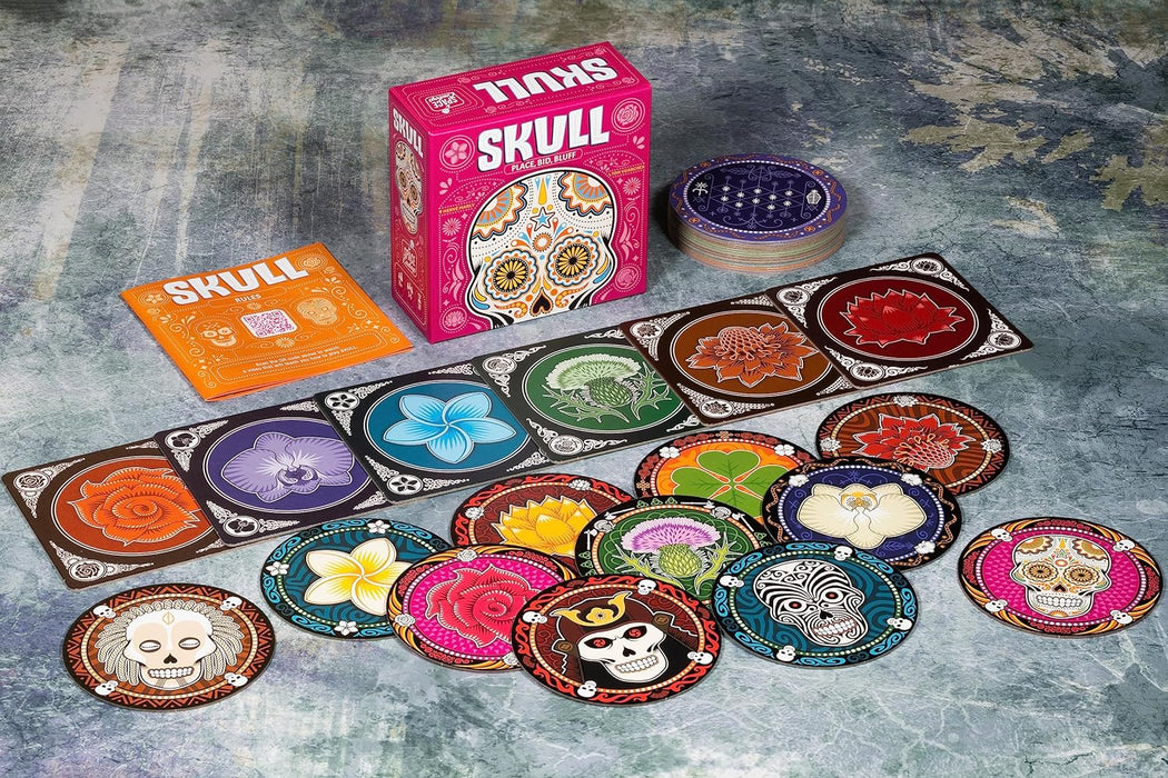 Asmodee | Skull | Bluffing Card Game | Party Game | Ages 10+ | 3-6 Players | 20-30 Minutes Playing Time