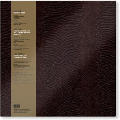 Go West!: The Contemporary Records Albums