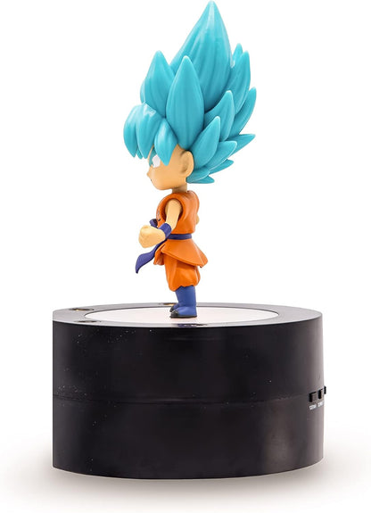 TEKNOFUN Goku Luminous Dragon Ball Super Alarm Clock, Blue / Orange