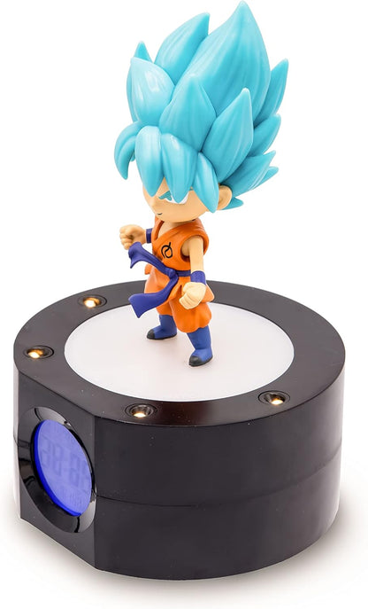 TEKNOFUN Goku Luminous Dragon Ball Super Alarm Clock, Blue / Orange