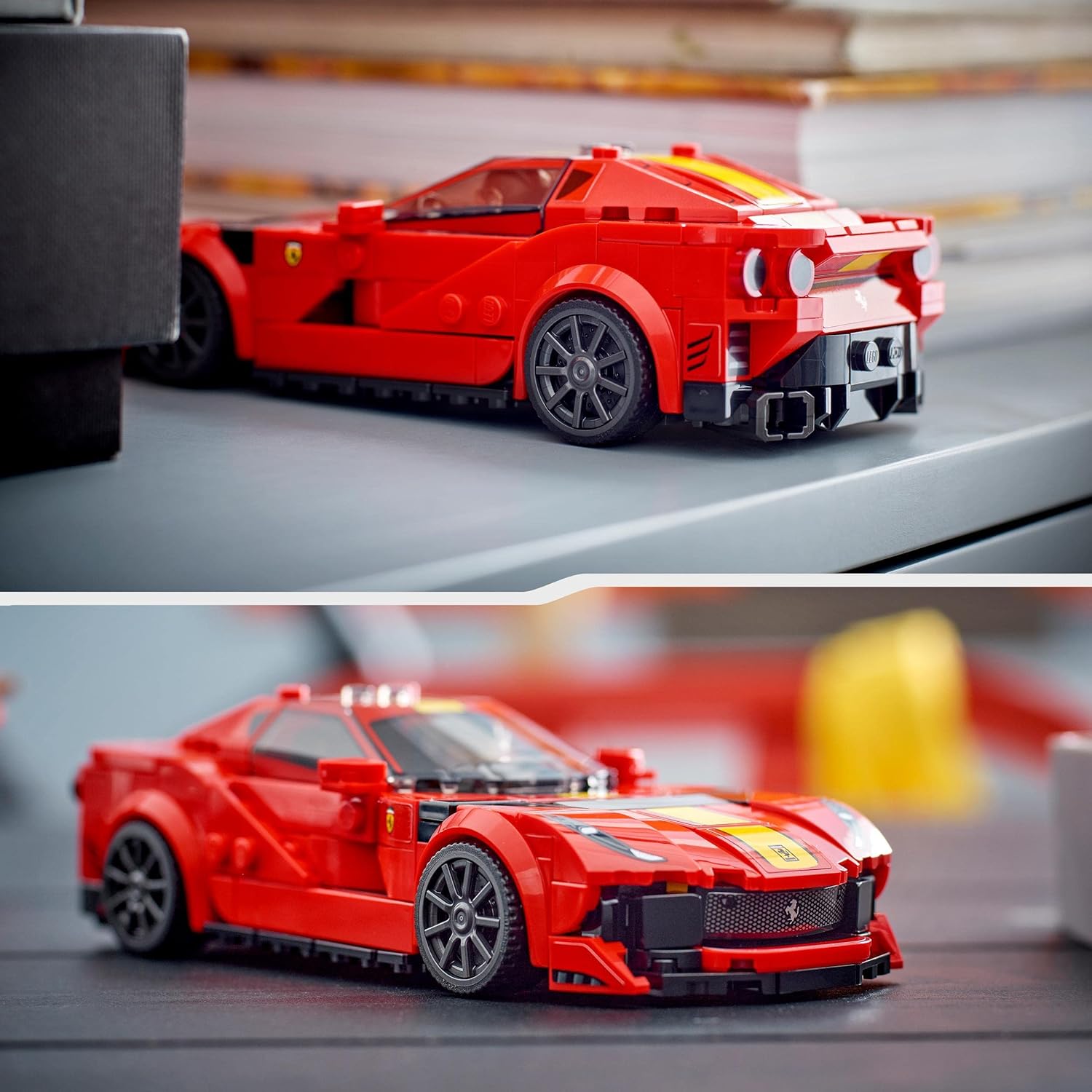 LEGO Speed Champions Ferrari 812 Competizione, Sports Car Toy Model Building Kit for Kids, Boys & Girls, 2023 Series, Collectible Race Vehicle Set 76914