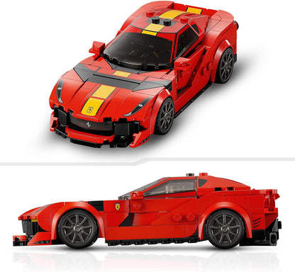 LEGO Speed Champions Ferrari 812 Competizione, Sports Car Toy Model Building Kit for Kids, Boys & Girls, 2023 Series, Collectible Race Vehicle Set 76914