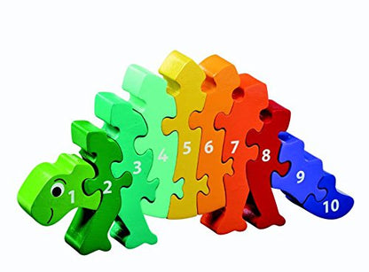1-10 Puzzels - Dinosaurus (10 Stukjes)