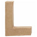 Letter, small, H: 10 cm, thickness 1,7 cm, L, 1pc, W: 7,5 cm