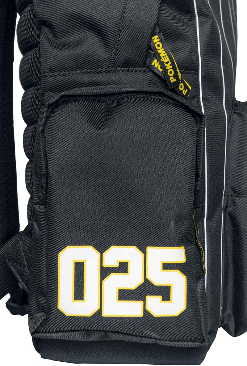 Pokemon Deluxe Backpack Varsity Logo Official Black