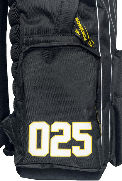 Pokemon Deluxe Backpack Varsity Logo Official Black