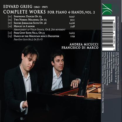 Grieg: Complete Works For Pianos 4-Hands Vol 2