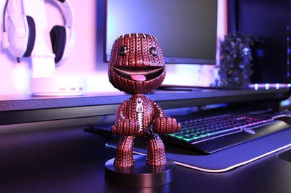 Cable Guys - Sackboy Little Big Planet Gaming Accessories Holder & Phone Holder for Most Controller (Xbox, Play Station, Nintendo Switch) & Phone