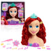 Disney Princess Ariel Styling Head, 18-pieces, Pretend Play, Officially Licenced Kids Toys for Ages 3 Up