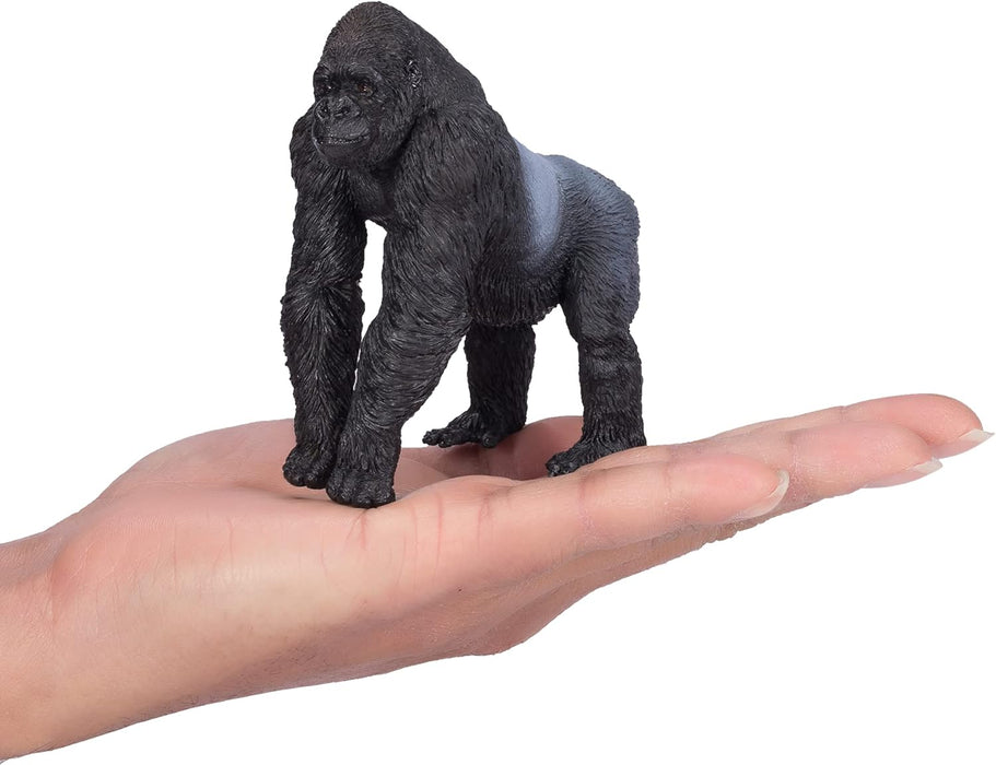 MOJO – Gorilla Male Silverback | Hand-Painted Toy Figure | Wildlife Collection | True to Life & Highly Detailed | Designed in UK