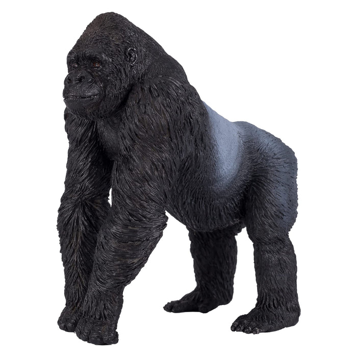 MOJO – Gorilla Male Silverback | Hand-Painted Toy Figure | Wildlife Collection | True to Life & Highly Detailed | Designed in UK