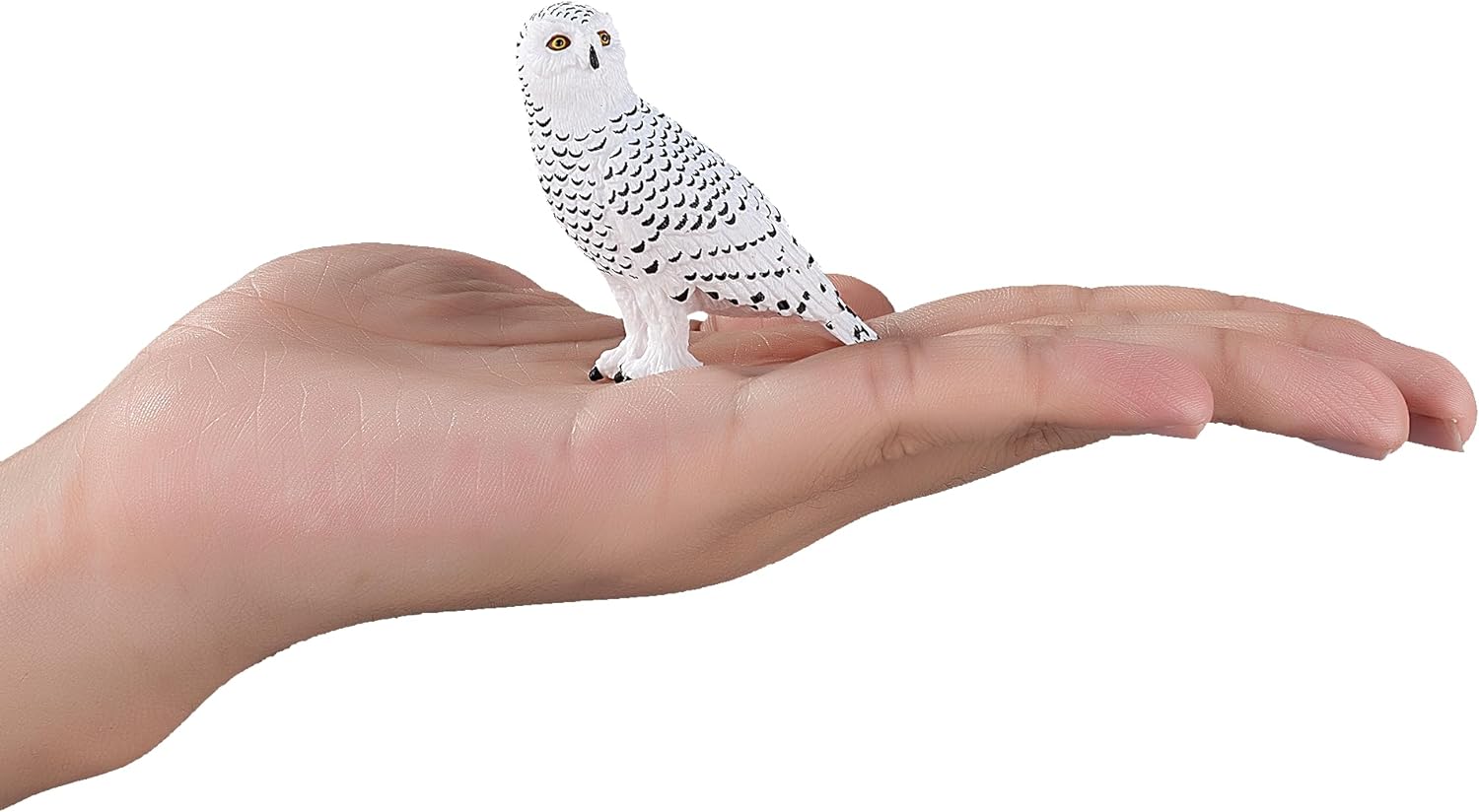 MOJO Snowy Owl Wildlife Woodland Bird Animal Model Toy Figure