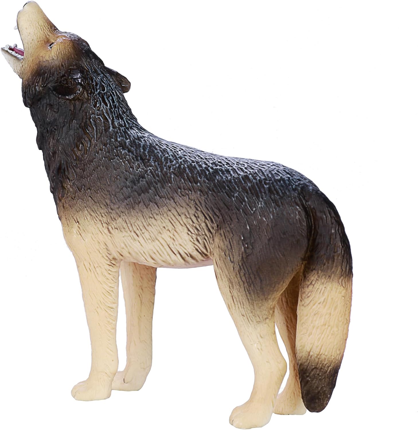MOJO Wolf Howling Woodland Wildlife Animal Model Toy Figure