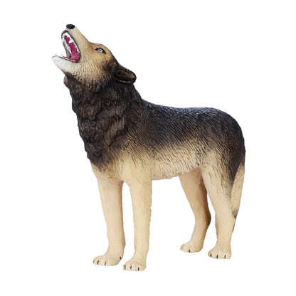 MOJO Wolf Howling Woodland Wildlife Animal Model Toy Figure