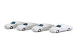 Arnold- Heico, Set de 4 Unidades Coches bajo Lona Blanca, Escala H0, Color (HC2100
