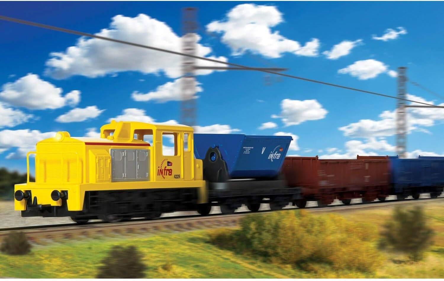 Jouef-HJ1062 Jouef SNCF Juego de Tren eléctrico infrarrojo Gauge, Multicolor, ho (Hornby Hobbies LTD HJ1062
