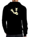 DIY Hong Kong Emblem Mens Hoodies, Black, L