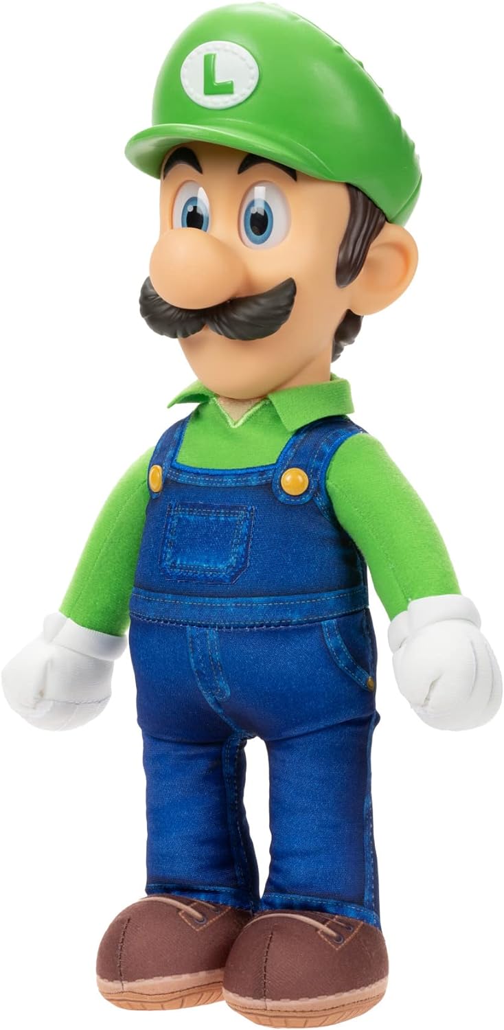 Nintendo Super Mario Movie 35cm Roto Plüsch - Luigi