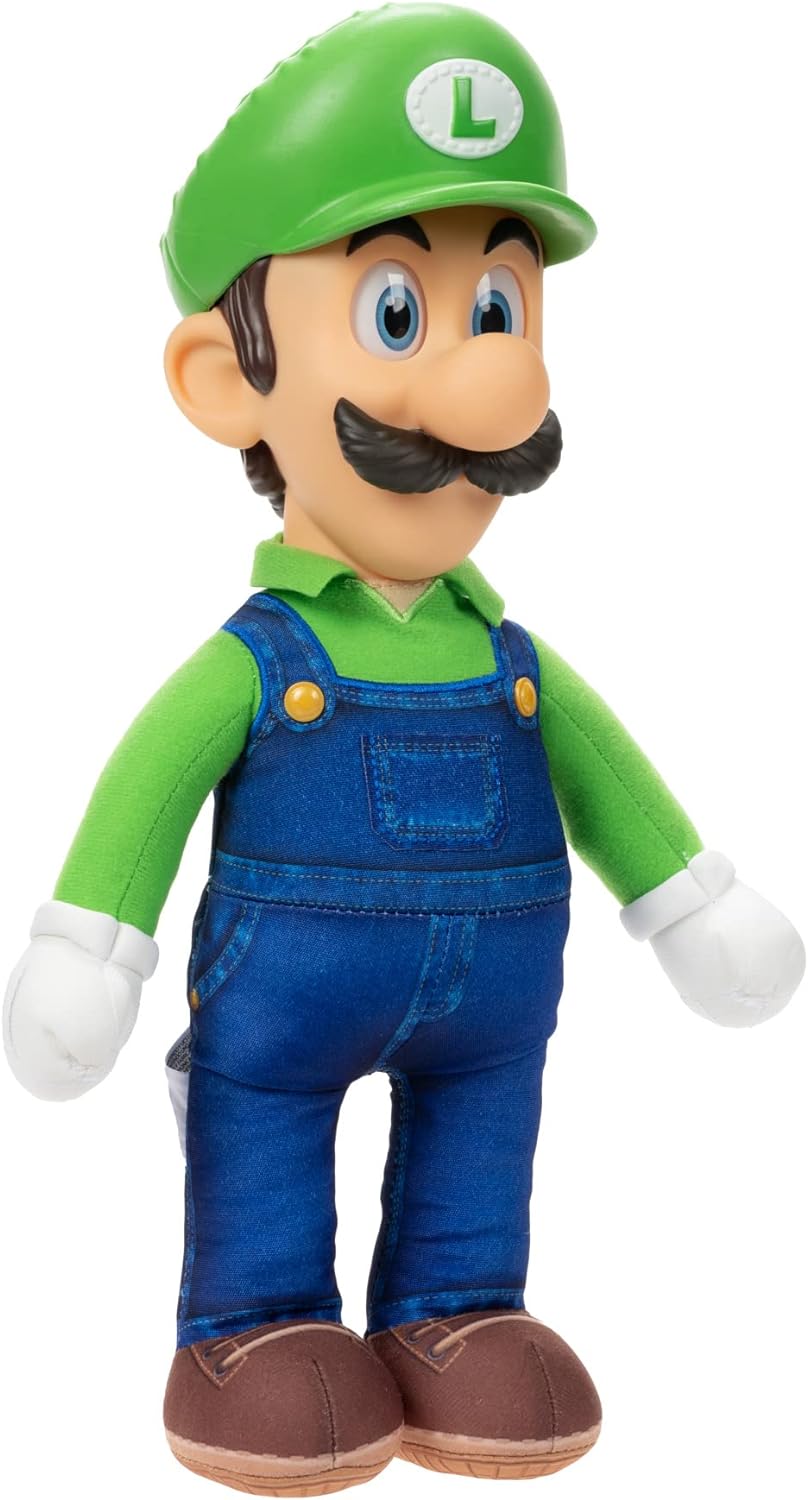 Nintendo Super Mario Movie 35cm Roto Plüsch - Luigi