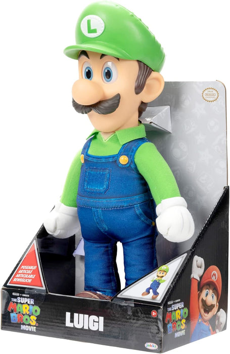 Nintendo Super Mario Movie 35cm Roto Plüsch - Luigi