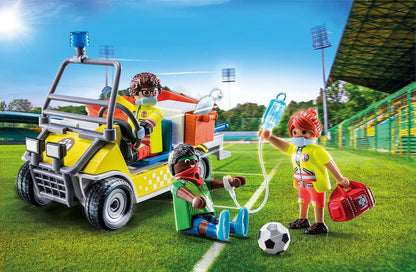 Playmobil 71204 City Life Rescue Cart, emergency services Toys set, Fun Imaginative Role-Play, PlaySets Suitable for Children Ages 4+