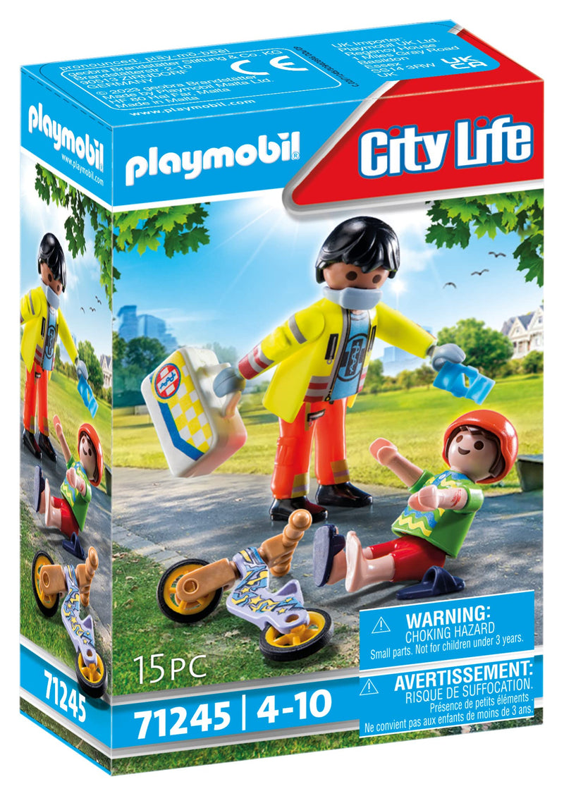 Playmobil SECOURISTE AVEC ENFANT